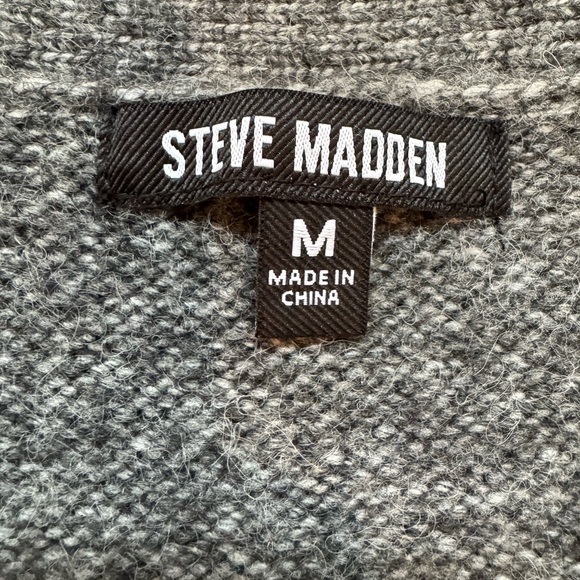 Steve Madden Charcoal Gray Knit Vest & Skirt Set | Size M | - Picture 4 of 7